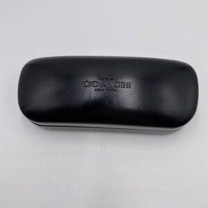 Coach Eye Glasses - Sunglasses Case w/Lenses Cleaner Cloth Black